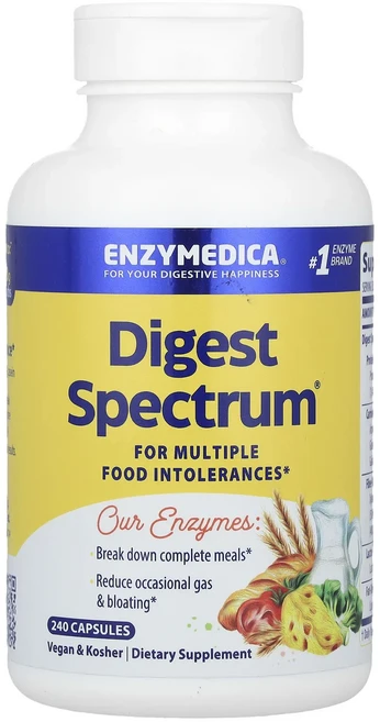 새해 첫좋은선물 Enzymedica Digest Spectrum® 캡슐 240정 제대로 할인합니다, EnzymedicaDigestSpectrum캡슐240정, 1개 - 쿠팡