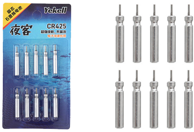 레저킹 탄소 섬유막으로 내구성을 높인 CR425 배터리 대용량, 1세트