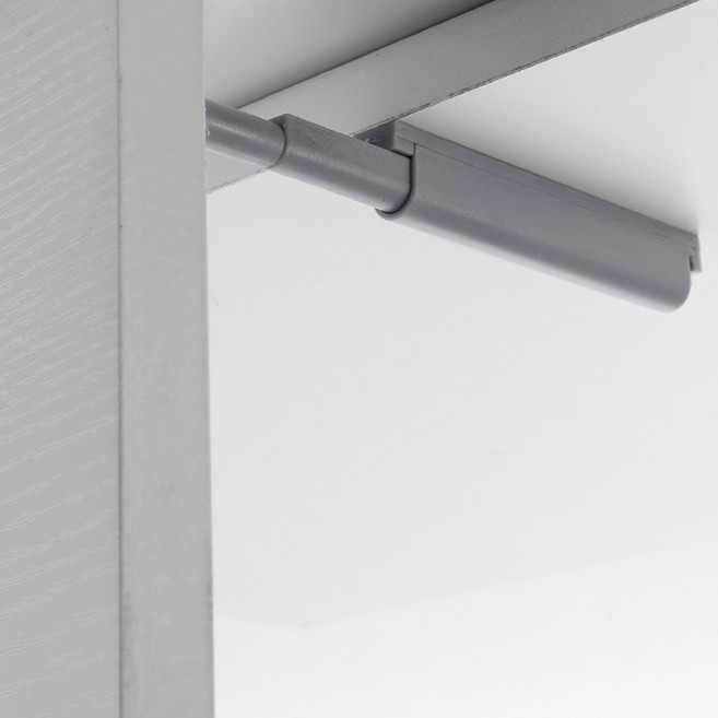 1p/2p/3p/4p구성 원터치 푸쉬 오픈 래치 도어 캐치 서랍 싱크대 문짝 열기 캐비넷, 2개, 그레이