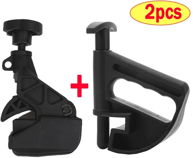 2pcs 타이어 체인저 핸즈프리 클램프 나사 유형 스페이서가있는 헤비 듀티 센터 도구 보호, 2pcs A B