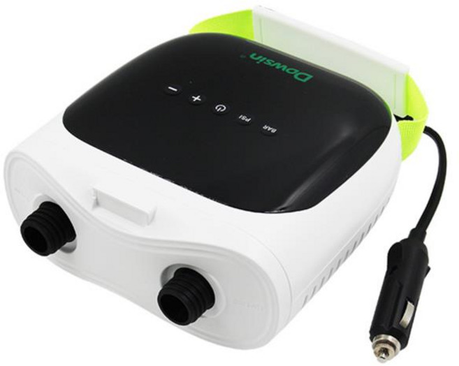 전기 에어 펌프 6 노즐 매트리스 팽창식 패들 보드 보트 자동 꺼짐 20PSI, 한개옵션2, 한개옵션1, 01 CHINA