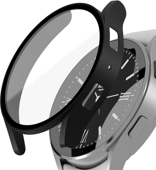 아이메이드잇 갤럭시워치 9H 일체형 풀커버 케이스, 블랙, 1개