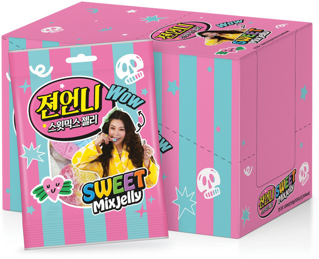 젼언니 스윗믹스젤리, 12개, 130g