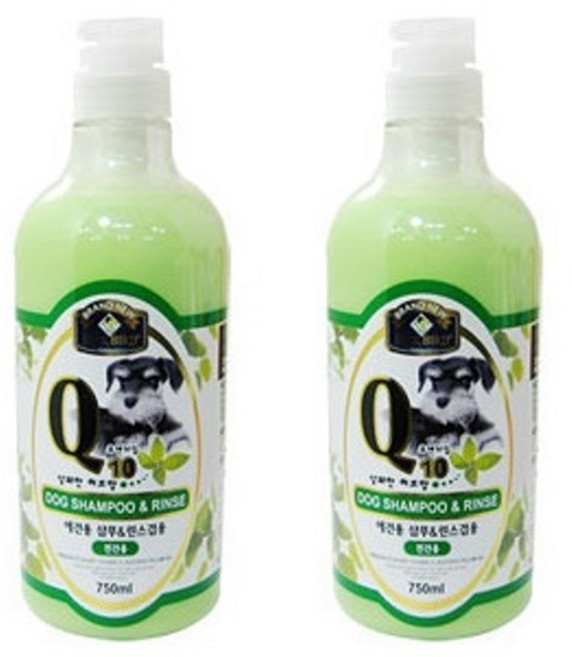 벨버드 큐엔자임 Q10 허브 샴푸 & 린스 겸용, 750ml, 2개