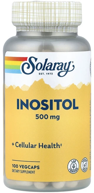 쏠라레이 이노스티톨 500mg 100 베지캡슐, 1개, 100정 - 쿠팡