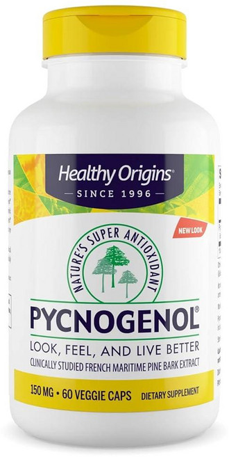 헬스오리진 피크노제놀 150mg 식물성 캡슐 항산화 미주 내수용, 60 CAPSULES, 1