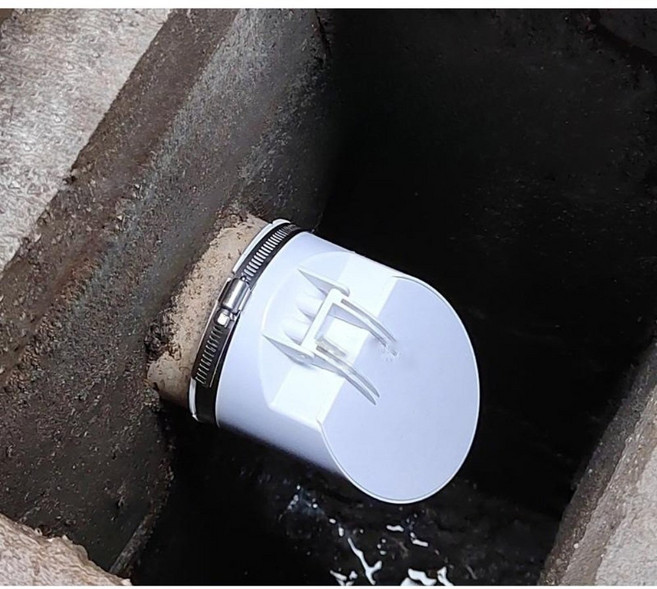 정화조 하수구 커버 배수관 트랩 커버 농촌 PVC 1개