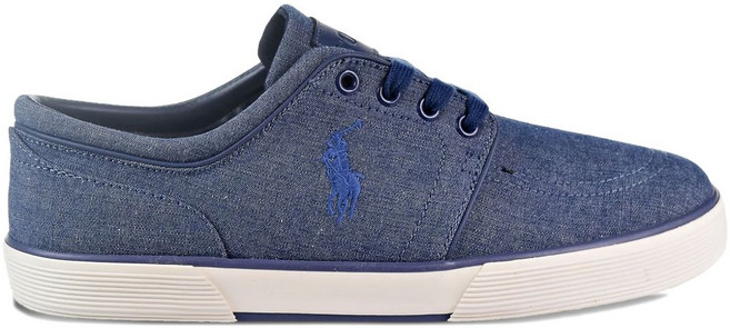 폴로랄프로렌 팩슨 데님 스니커즈