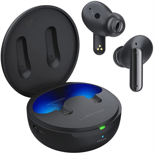 LG 톤프리 FP9 무선 블루투스 이어버드 노이즈 캔슬링 블랙, 검은색, 1) 블랙