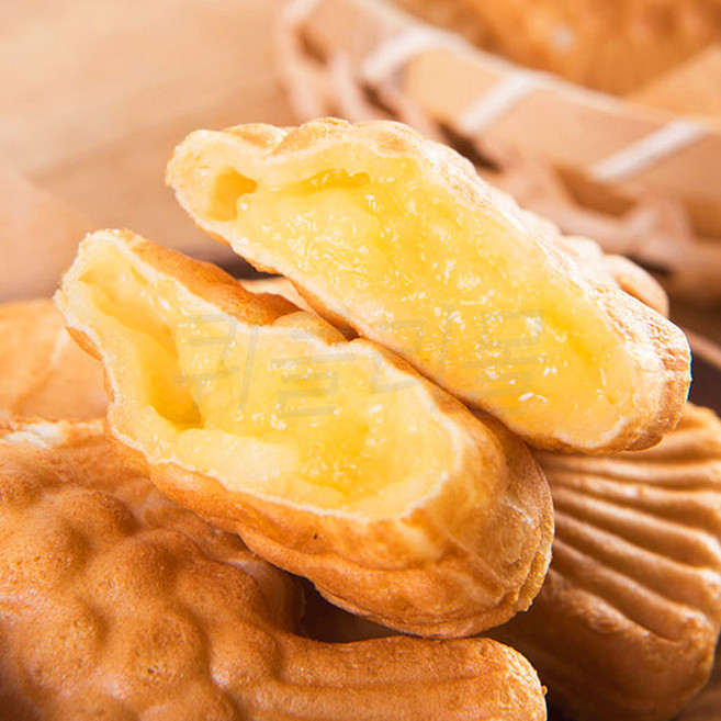 우리밀 칼슘 슈크림 붕어빵 1kg 어린이 영양간식 미니슈크림붕어빵, 1개