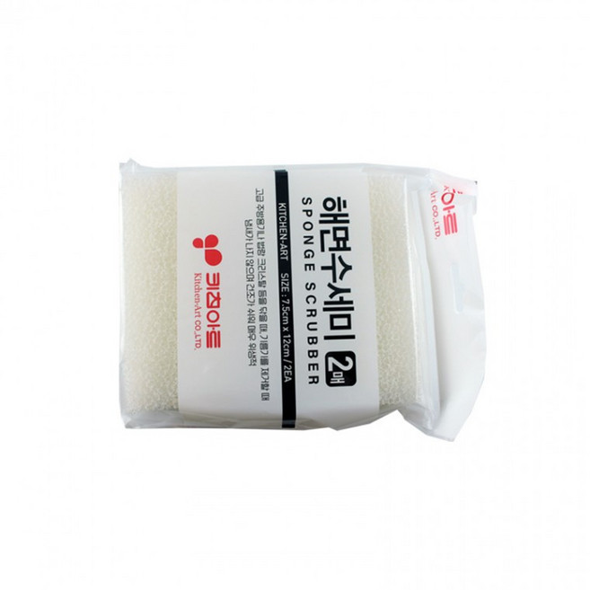 키친아트해면수세미2매, 1개, 2개