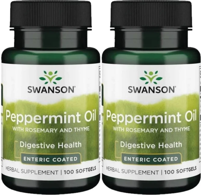 스완슨 페퍼민트 오일, 100정, 2개 - 쿠팡