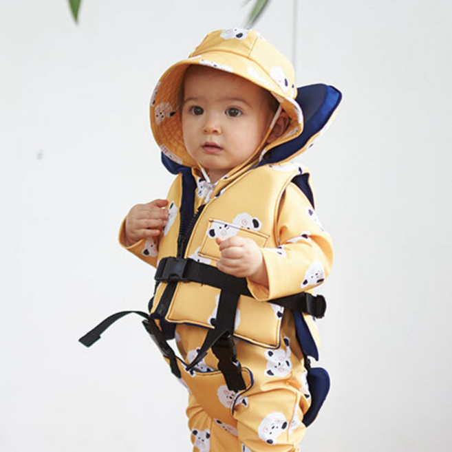 베베샤 유아동 네오플랜 수영조끼, 베어