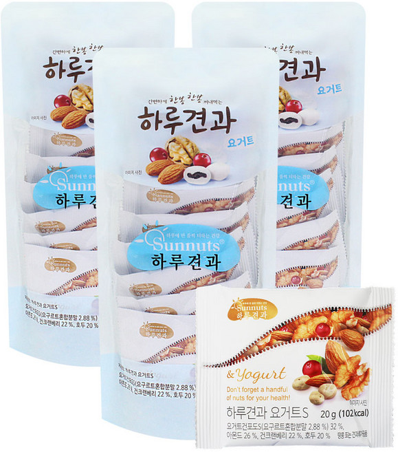 하루견과 요거트 (20gx10개)x3개, 250g, 3개