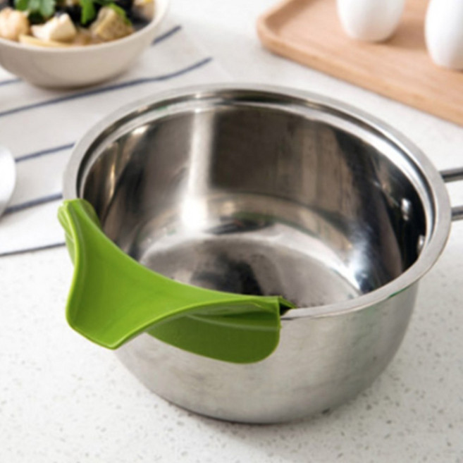 냄비깔대기 육수국물 기름 옮기기 흘림방지 따르개, 1개