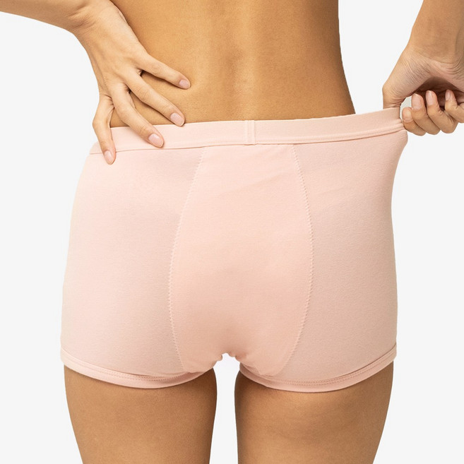 싸이클린 위생팬티 박서 사각 드로즈 기능성 오가닉 순면 속옷 초경 생리 방수 여성 주니어