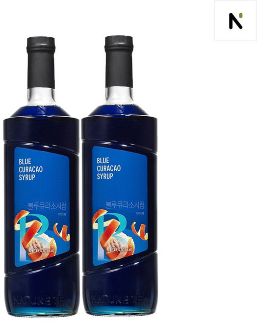 네이쳐티 블루큐라소시럽, 2L, 2개