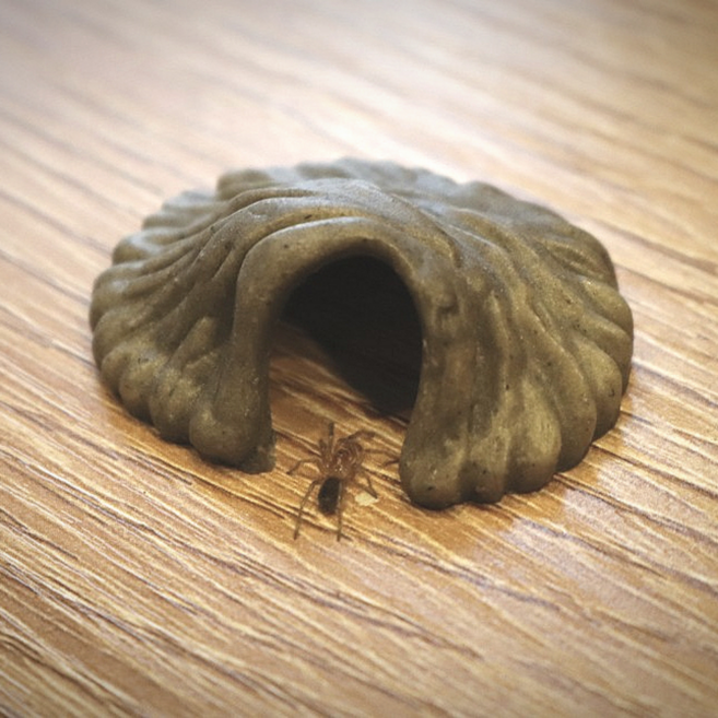 JIF용품 타란튤라 유체용 은신처 기본형 / 타란툴라 전갈 지네 절지동물 등각류 밀웜, 1개