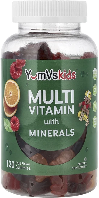 몸관리하세요 겨울입니다 YumVs 미네랄 함유 종합비타민 과일 구미젤리 120개 특별관리진행, YumVs미네랄함유종합비타민과일구미젤리120개 - 쿠팡