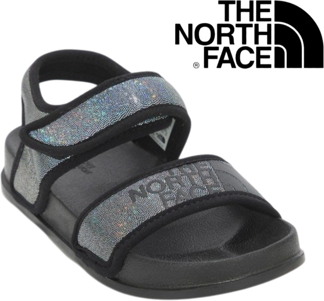 [백화점상품] 노스페이스 키즈 어린이 블링 샌달 발편한 데일리 여름슈즈 트윙클 스트랩 샌들 블랙