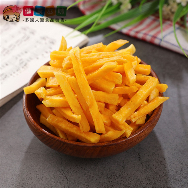 健康本味 小包裝 黃地瓜脆片, 1個, 鄉村番薯脆條