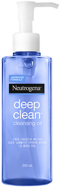 뉴트로지나 딥클린 브라이트닝 클렌징 오일 200ml 노폐물 제거 메이크업 산뜻한, 1개