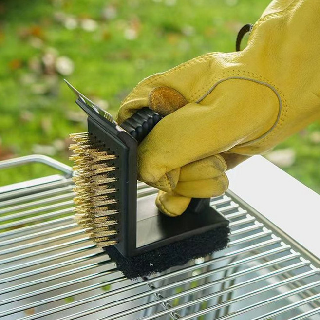 불판청소솔 캠핑 그릴 세척용 클리너 솔01a7+3eWA, 단일속성, 1개