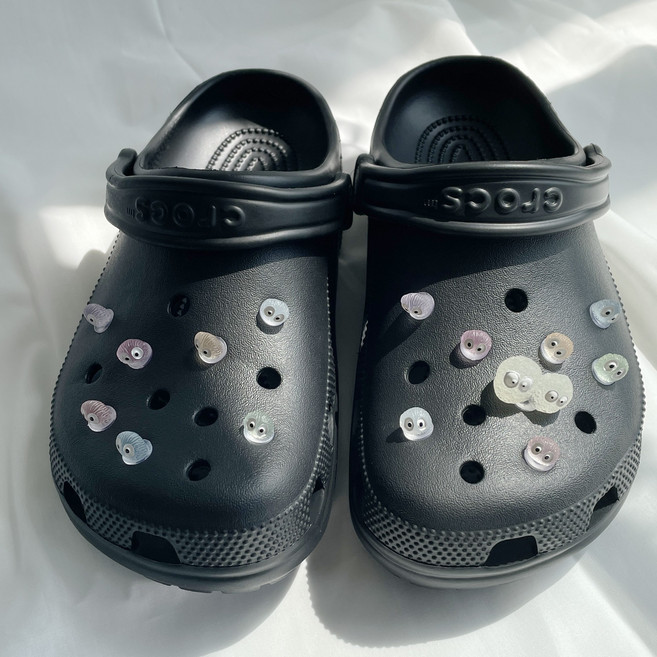 [그립] 신발 꾸미기 악세서리 야광 악마 먼지 가족 시리즈 파츠 15P세트