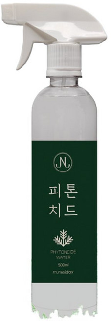휴웰 100% 편백수 피톤치드 스프레이 500ml 새집증후군 섬유 애견 이불 의류 새차 냄새제거 탈취제, 1개