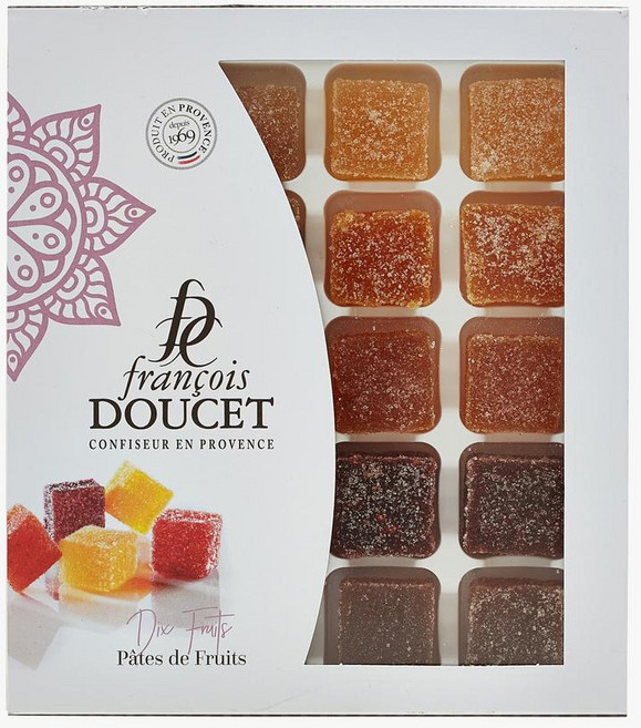 프랑스 프랑수와 듀세 François Doucet fruit jellies 다양한 과일 사각 젤리, 200g, 1개
