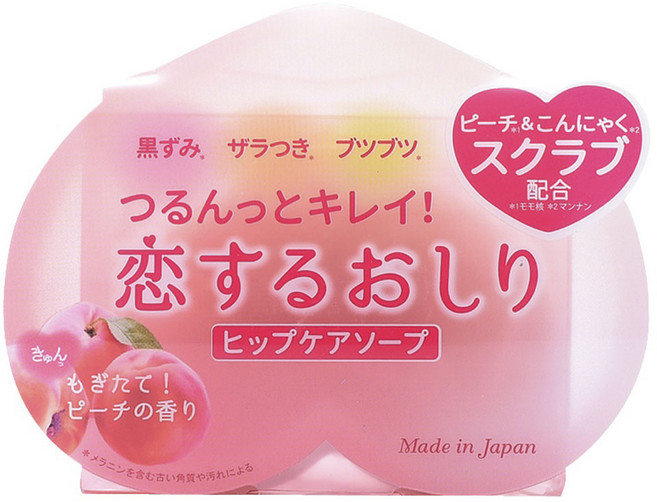 코이스루오시리 힙케어 솝 복숭아향, 80g, 1개