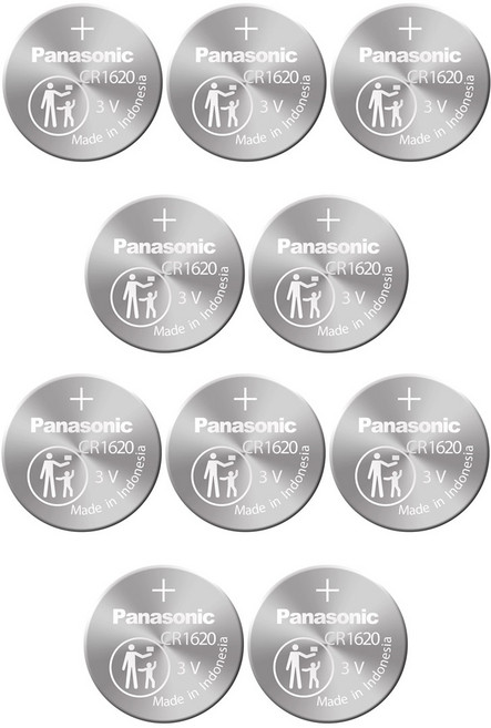 파나소닉 코인건전지 CR1620, 5개입, 2개