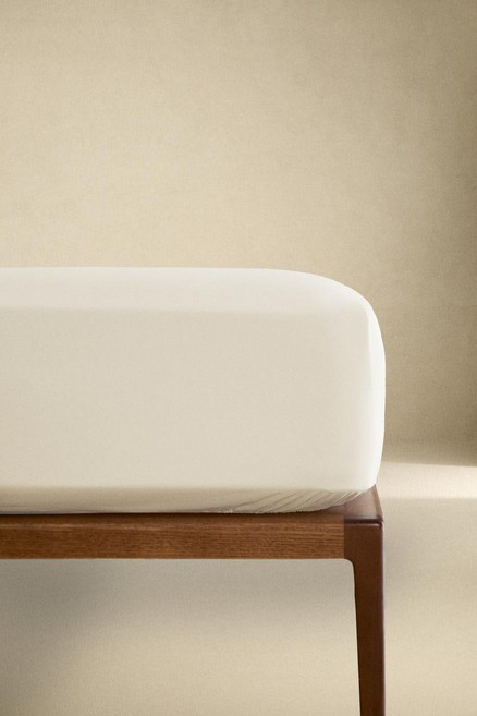 zara 자라 퍼케일 코튼 매트리스 커버 | 높이 30CM(300수) - 크림310705