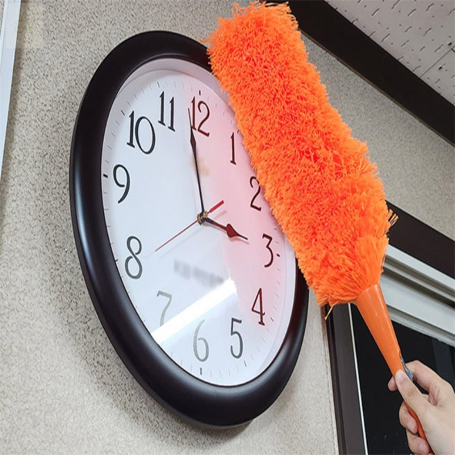 싹싹디자인 극세사 먼지떨이 길이조절극세사먼지털이개