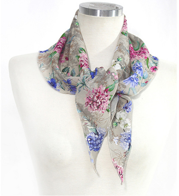 로튼(당일 배송) 착한가격 국내제작 고급 인견 스카프 삼각 여름 쁘띠 플라워 여성