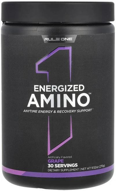 룰원 프로틴 에너자이즈드 아미노 포도맛 Rule One Proteins Energized Amino Grape 270g, 1개 - 쿠팡