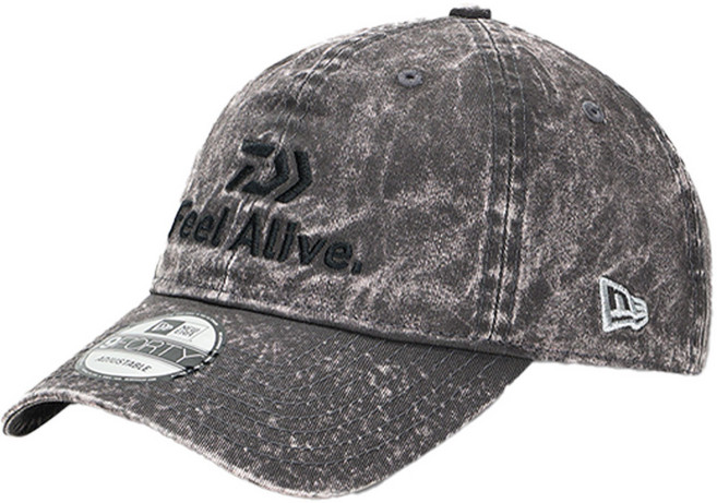 다이와 뉴에라 콜라보 빈티지 캡 DC-5214NK 데님 워싱 모자, 다크 퓨터