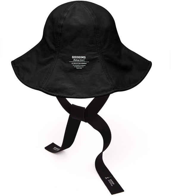 [여행/물놀이]구김스 러블리 벙거지 서프 서핑햇+카탈로그 포함, 블랙(BLACK)