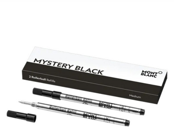 몽블랑 펜심 유성심 볼펜심 163용 2개 블랙 블루 정품, M