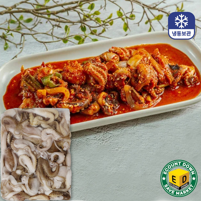 냉동절단쭈꾸미L 5.4kg 1Box (900g x 6ea), 6개, 900g