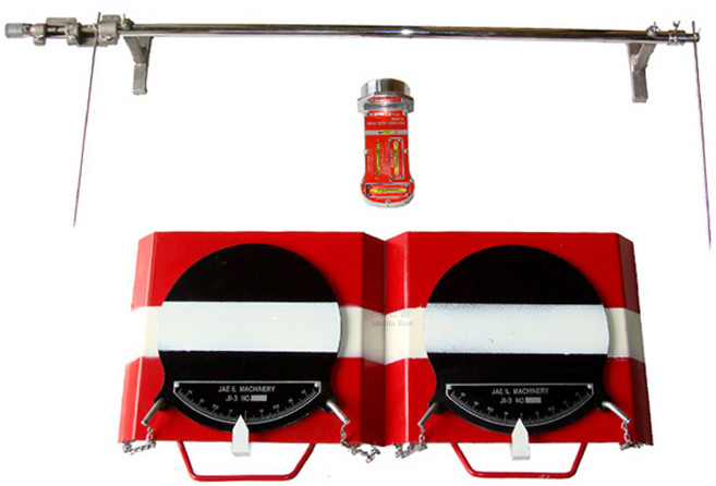 3급 법정장비 3종 세트 얼라이먼트 회전반경게이지 캠버케스터기 토인게이지, 1개