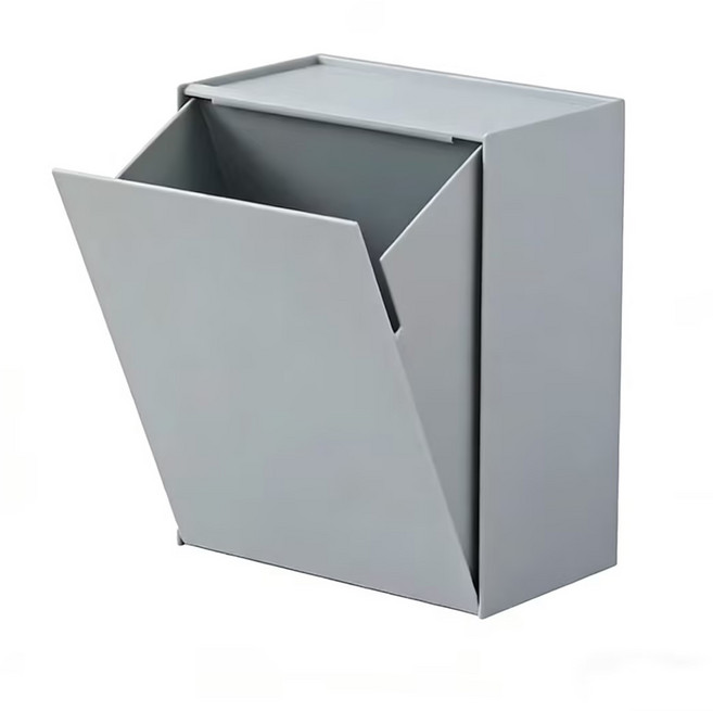 화장실 벽걸이형 정리함, 회색, 1개