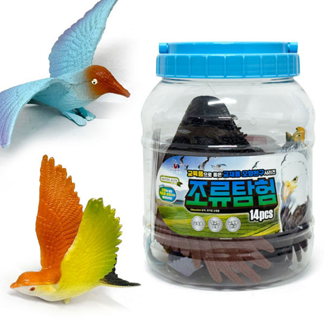 이종욱완구 자연은 살아있다 조류탐험 피규어 세트 중, 1세트
