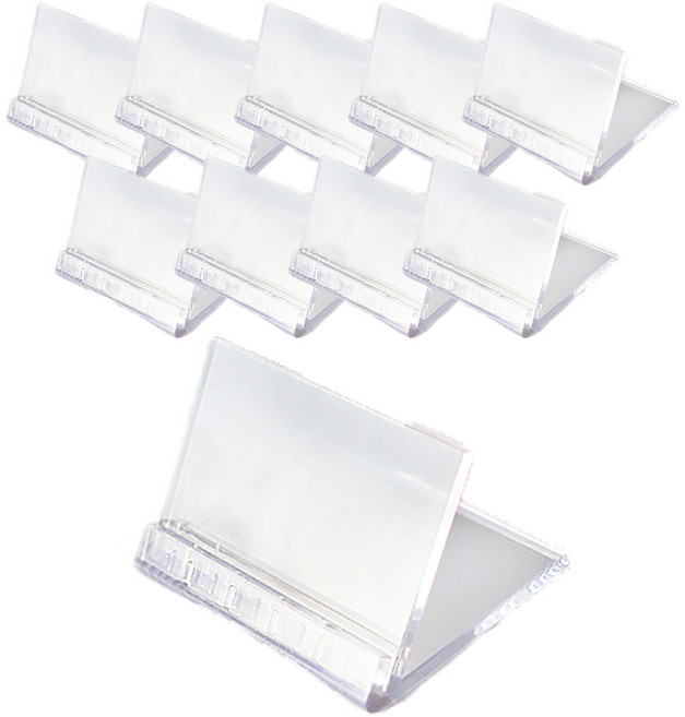 아베라 아크릴 카드 스탠드, 1단, 10개