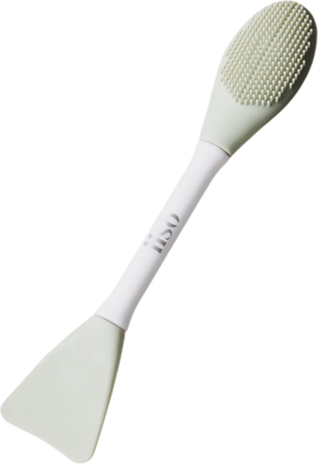 [본사정품] 일소 듀얼 실리콘 클린 브러쉬 딥 클렌징 노폐물 각질 제거 블랙헤드제거기 클렌징브러쉬 피지연화제, 1개, 민트