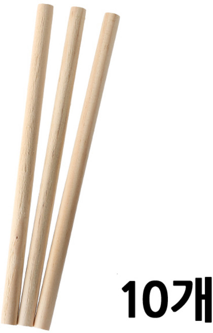 나무(우드) 스틱 / 마크라메 나무봉 나무막대, 10개, 20cm