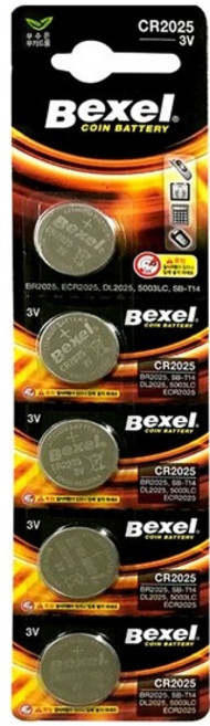 (벡셀) CR2025 5알, 5개입, 1개