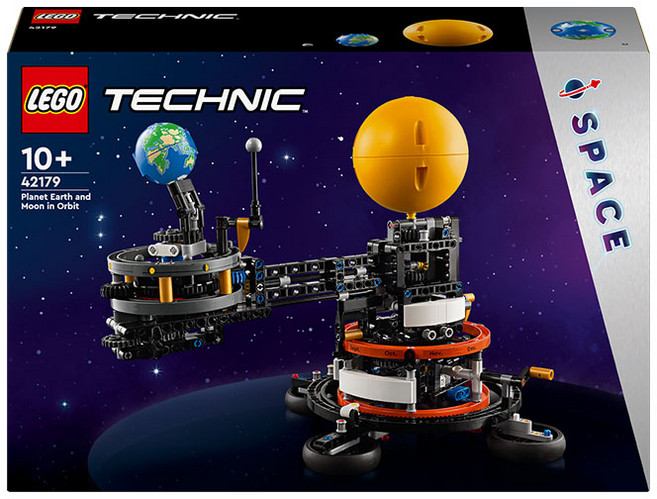 레고 테크닉 42179 공전하는 지구와 달, 1개, 혼합 색상