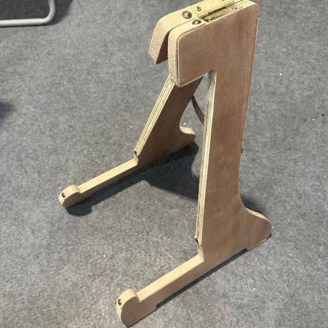 거문고 받침대 가야금 스탠드 국악 원목 지지대 악기 거치 인테리어 용품, 고쟁 전용 스탠드 원목 삼각 거치대