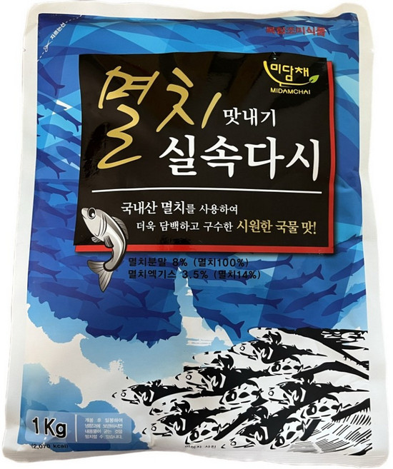 멸치맛내기실속다시 1KG푸드코리아 BOX(10), 1kg, 10개